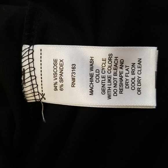 Cupio black plain short sleeve t-shirt, size S - Picture 8 of 8